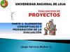 Elementos Conceptuales de la Evaluación de Proyectos