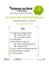 Le goût des mathématiques