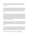Hiring a Forklift- Recruiting a Monster Carrier