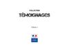 Témoignages de militaires français en missions intérieures et en opérations extérieures