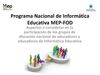Orientaciones generales para la participación en temas de discusión nacional