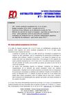 La lettre électronique n°7 @ctualités Europe International - 26 février 2013