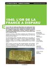 1940. L'or de la France a disparu. Minella-Immarigeon