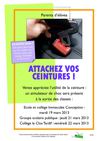 Affiche Ceinture