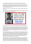 Home Based Business Opportunities 2013 – Best Make Money Online Opportunities