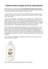 L’ olio di Argan è un vero e proprio elisir cosmetico