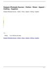 Designer Wholesale Sources Clothes Shoes Apparel Clothing Suppliers