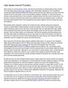 High Speed Internet Providers