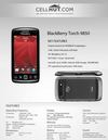 BlackBerry Torch 9850 (Unlocked Quadband) GSM/CDMA Cell Phone