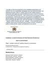 chaoui Projet d'etalissemement au poste du Directeur de l’Ecole Nationale d’Architecture de Rabat - Prof. C