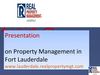 property management fort lauderdale