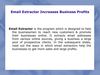 Email Extractor Increases Business Profits