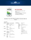 BlackBerry Torch 9810 White (Quadband Unlocked) GSM Cell Phone