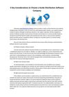 5 Key Considerations to Choose a Guide Distribution Software Company