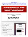 [GET] [PREMIUM SALES LETTER] PitchPerfect - Unlimited Drag and Drop Wordpress Sa