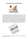How to Buy Valif & Levitra Tablet Online