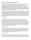 Debt And Credit Card Management Tips
