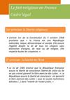 fiche le fait religieux en france
