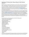 The Amount Of Money Must I Spend Money On My Personal Website _