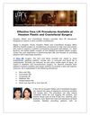 Effective Face Lift Procedures Available at Houston Plastic and Craniofacial Surgery