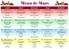 Menus de Mars 2013