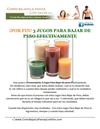 !POR FIN ! 3 JUGOS PARA BAJAR DE PESO