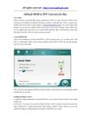 iPubsoft MOBI to PDF for Mac User Guide to Lead You Through