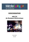 Discographie CD de musique électronique