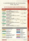 Calendarios de Actividades para Odontólogos, Laboratoristas, Higienistas y Asistentes Dentales Octubre 2012 - Abril...