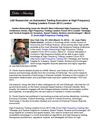 LSE Researcher on Automated Trading Execution at High-Frequency Trading Leaders Forum 2013 London