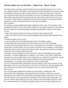 Genetic Make-Up Led Nutrition _ Determine , Never Guess
