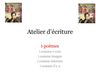 Atelier d'écriture i-poèmes