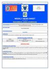 SCWGFL Weekly News Sheet (17th March 2013)