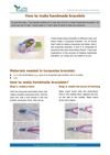 How to make handmade bracelets- turquoise bracelet