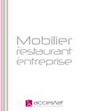 Catalogue mobilier restaurant entreprise