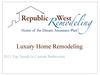 Luxury Home Remodeling: 2013 Top Trends in Custom Bathrooms