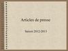 Presse 2012-13