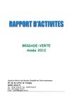 Rapport d'activités Brigade verte