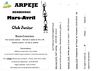 Programme CJ Mars Avril