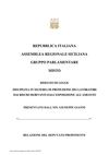 Proposta di legge N° 306 On.le Pippo Gianni 19.02.2013 Regione Sicilia