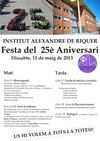 CARTELL DE LA FESTA DELS 25 ANYS