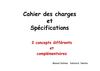 cahier de charge