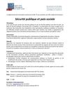 Le département de la formation continue de la HEF-TS vous présente une offre inédite de formation : Sécurité...