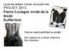 Lycée des Métiers Charles de Gaulle Sète PROJET 2013: Pierre Soulages invité de la Mode Buffet Noir