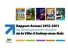 Rapport Annuel 2012-2013 de développement durable de la ville d'Aulnay-sous-Bois