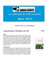 Café-Lecture Mars 2013