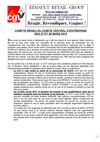 COMPTE RENDU DU COMITE CENTRAL D’ENTREPRISE