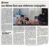 Les élèves face aux violences conjugales