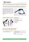 How do you make jewelry-diy hair accessories in versatile usage