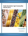 Daily AgriCommodity Newsletter 08-04-2013